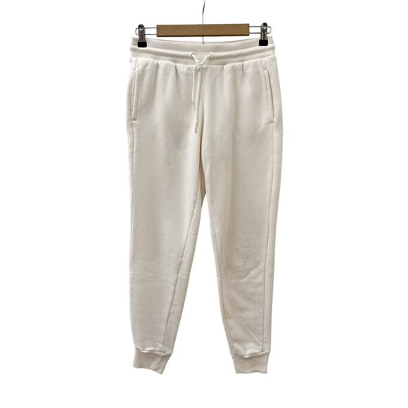 90 Degree Cream Jogger Sweatpants Workout Gym Stretch Drawstring Waist Women S - Picture 1 of 13